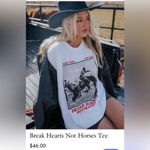Break horses not hearts t-shirt